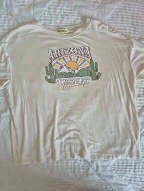 Arizona Desert Graphic Tee - Cream Short Sleeve